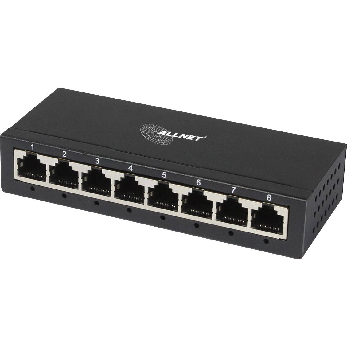 ALLNET Switch unmanaged Layer2 8 Port? 8x 1GbE? Lüfterlos? ALL-SG8008 - Switch -
