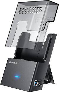 GrauGear Dock-Gehäuse für 3.5"/2.5" HDD/SSD USB3.2 Gen1 - SATA - SATA