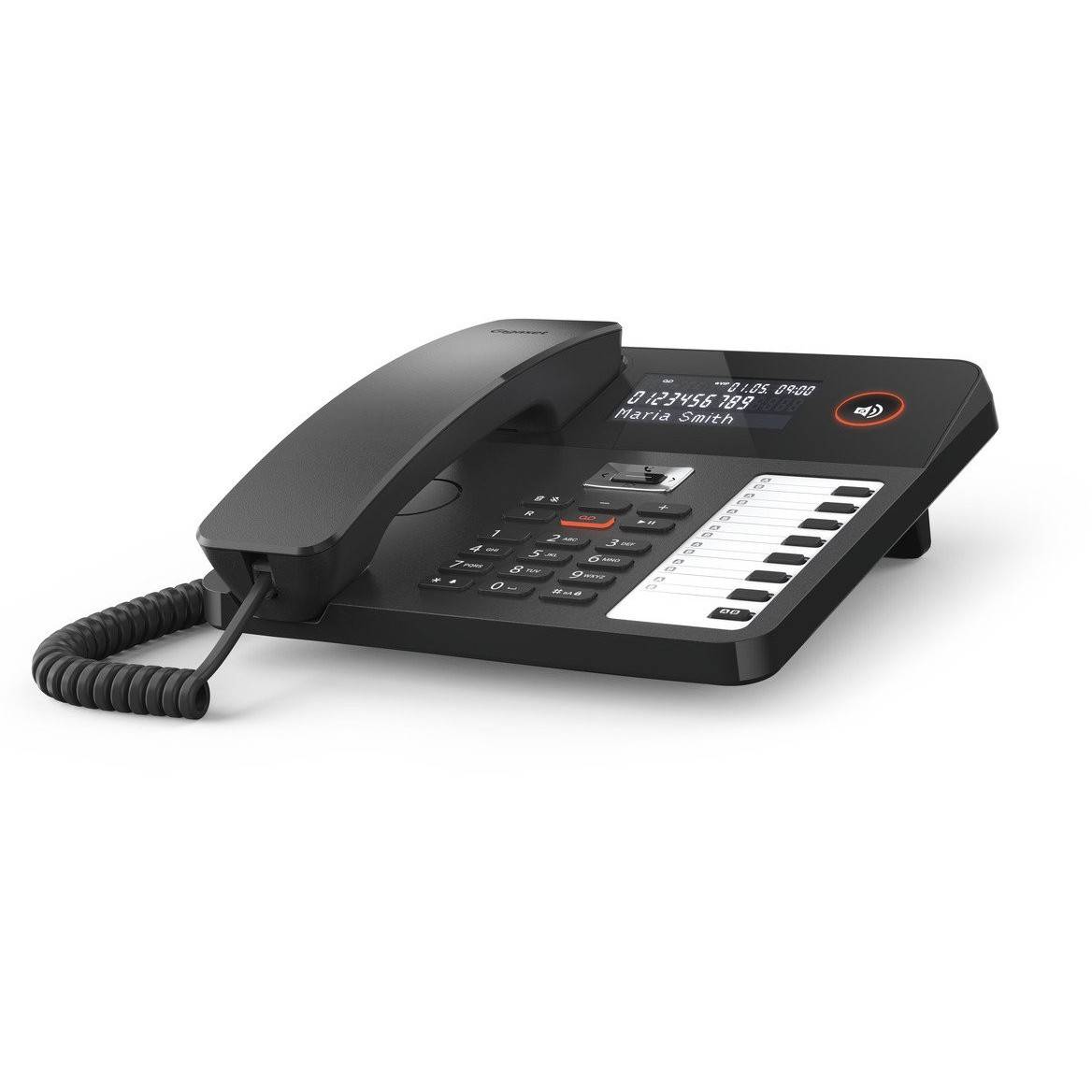 Gigaset Desk 800A - Telefon mit Schnur - Anrufbeantworter mit Rufnummernanzeige