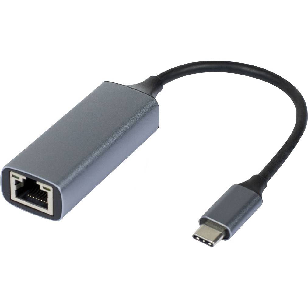 ALLNET USB 3.0 Typ-C Netzwerk Adapter 1 Gigabit LAN ALL-NC-1GPD-USB-C Netzwerkkarte Mbps Duplex Voll-Duplex Ethernet