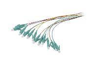 Synergy 21 LWL-Pigtail-LC 50/125u 2mtr. OM3 12-Pack farbig - Kabel - 2 m - Glasf