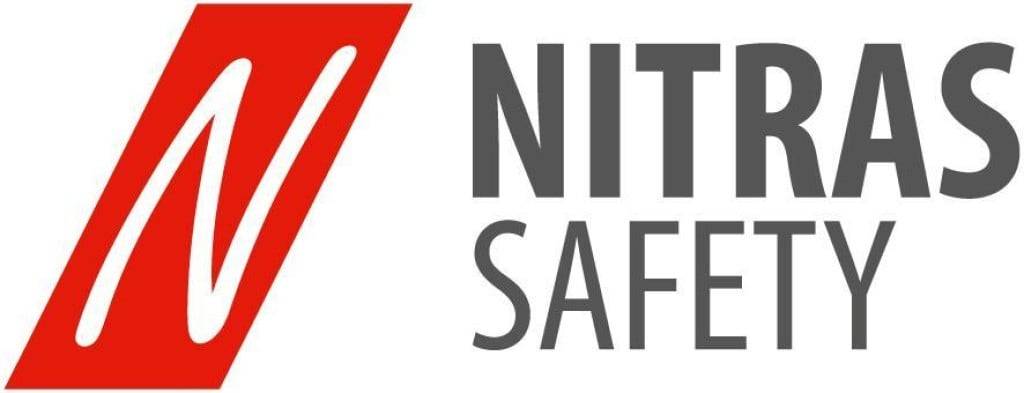 12 Paar NITRAS Nitrilhandschuh blau Stulpe teilbeschichtet Gr.9 Arbeitshandschuh