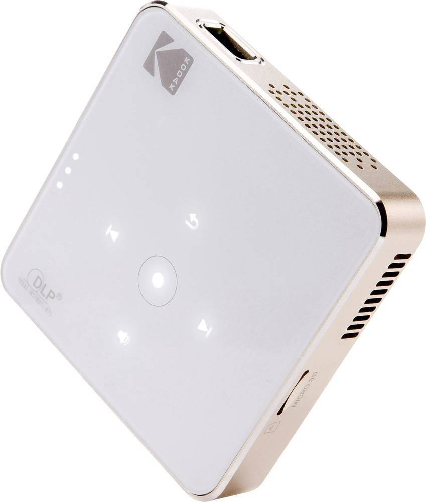 Kodak Pocket Portable Projector - DLP-Projektor - RGB LED - 75 lm - 640 x 360 - 16:9