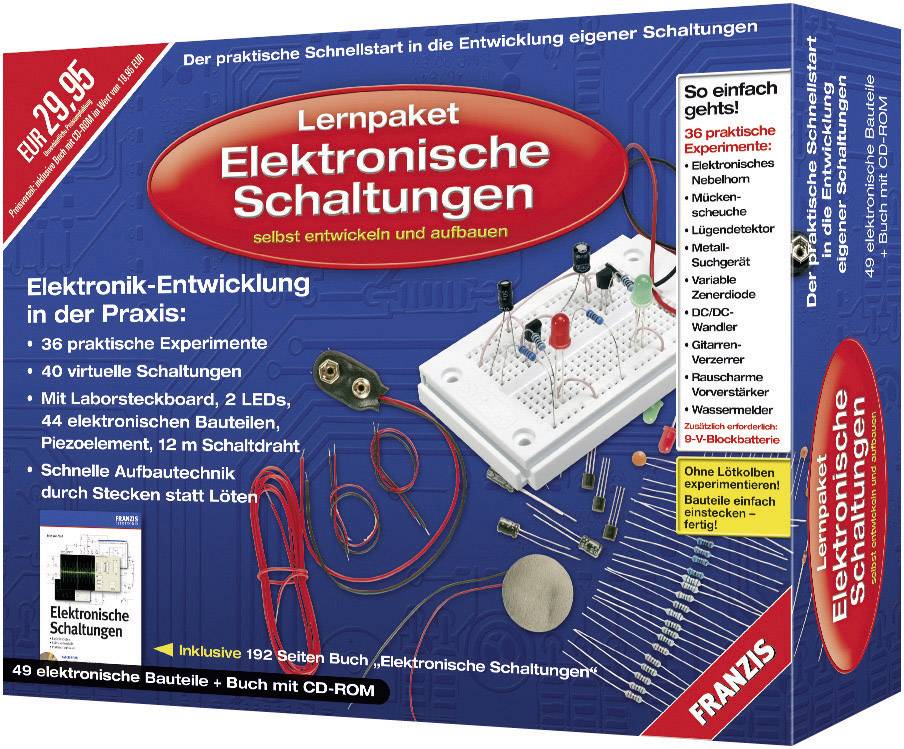 Franzis Verlag Elektronische Schaltungen 65195 Lernpaket ab 14 Jahre