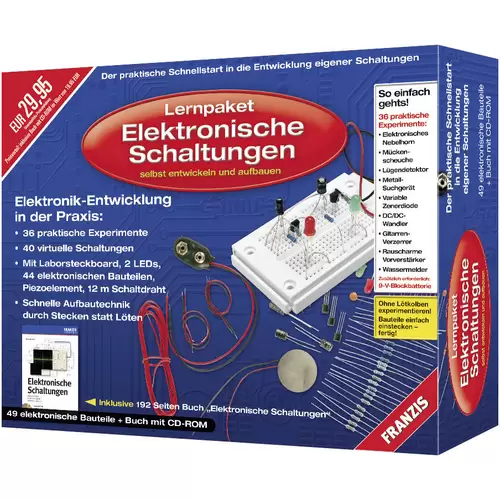 FRANZIS 67164 - Lernpaket Elektronische Schaltungen - Orell Füssli FRANZIS 67164 - Lernpaket Elektronische Schaltungen - Orell Füssli