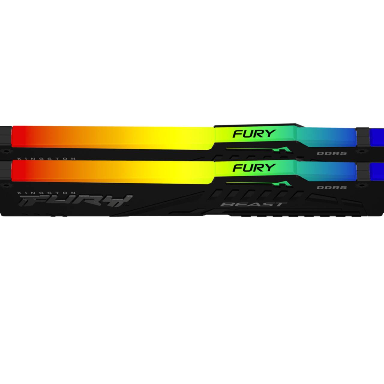 Kingston FURY Beast RGB PC-Arbeitsspeicher Kit DDR5 32 GB 2 x 16 GB Non-ECC 5600 MHz 288pin DIMM CL40 KF556C40BBAK2-32