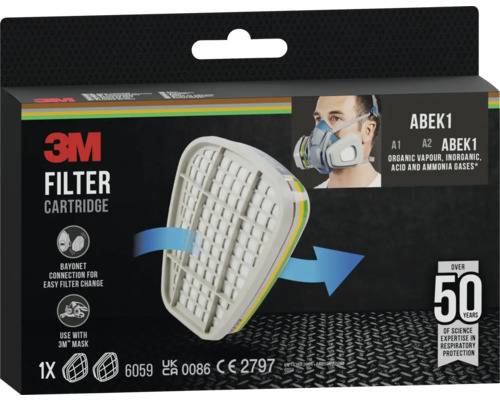 3M 7100141697, Gas- & Dampfkartusche, 2 Stück(e), Grau, 3M™ Halbmasken 6000, 6500 und 7000 Serien