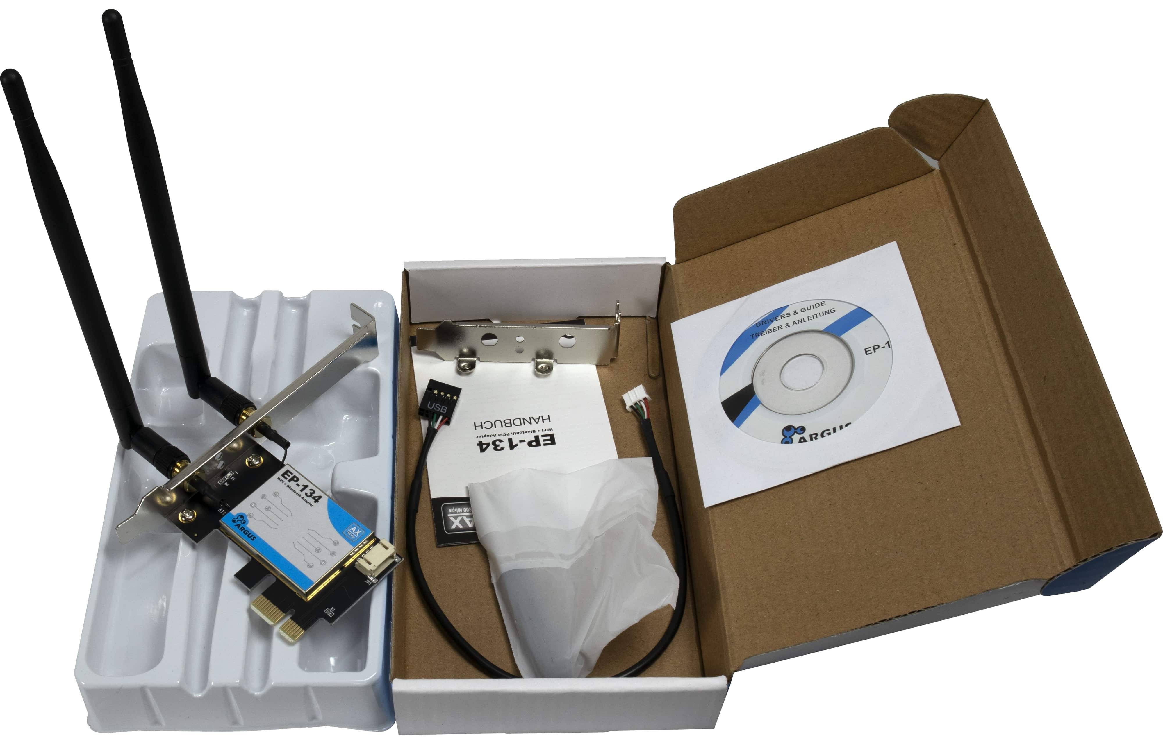 INTER-TECH - Argus EP-134 - Netzwerkadapter - PCIe / USB 2.0