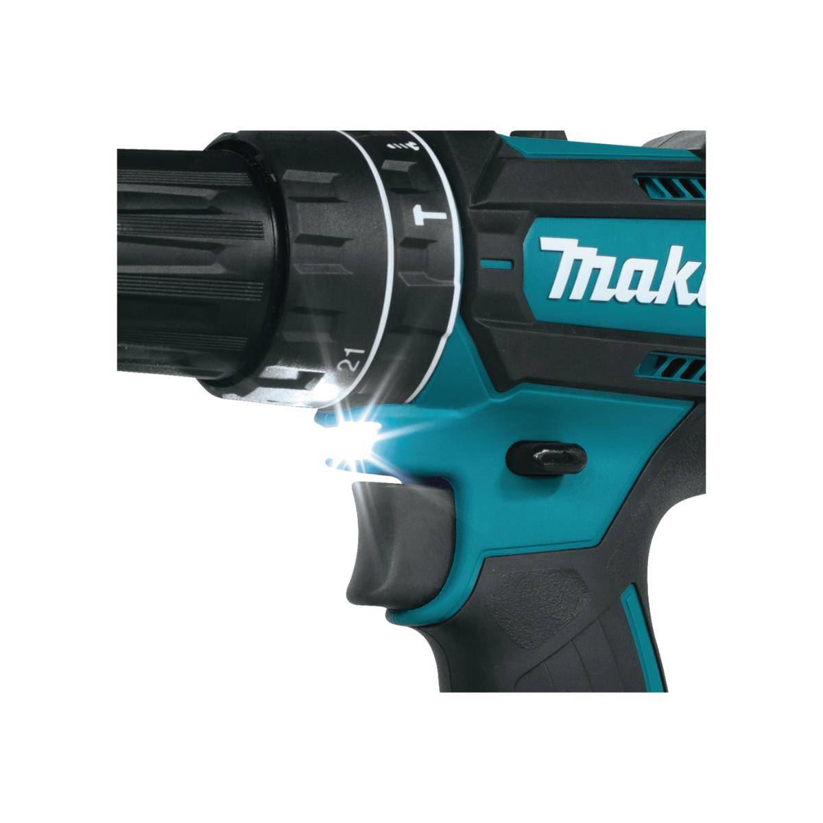 Makita 2-Gang-Akku-Schlagbohrschrauber inkl. Akku, inkl. Koffer