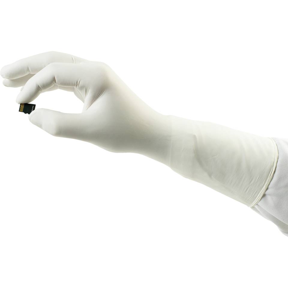 Handschuh SHIELDskin™ XTREME White Nitrile 300 DI++, ISO 3-9, Größe XL, 100/VE