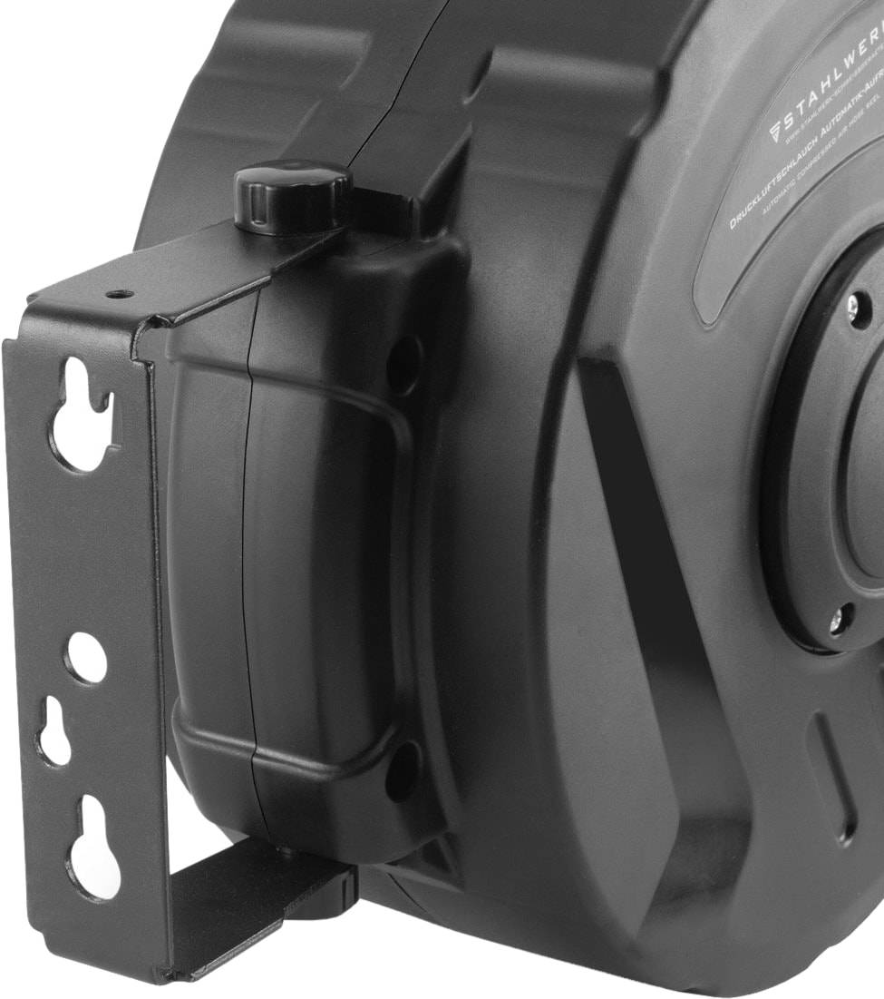 STAHLWERK Druckluft Schlauchtrommel Aufroll-Automatik 10m 8 Bar