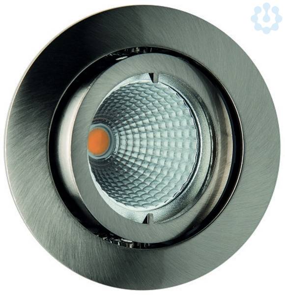 RUTEC Einbaustrahler 50W NV eisen gbürst Konv IP20 gebürstet