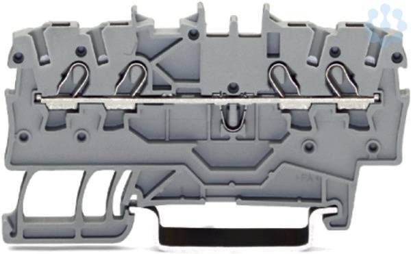 4-L-Durchgangsklemme 2000-1403 1mm² Anw.Ex e II geeignet rot