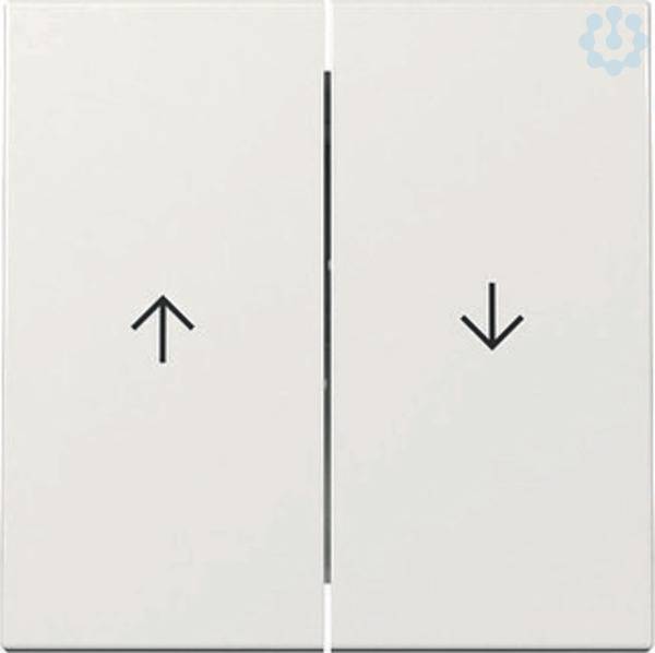 Wippen mit Pfeilsymbol 329403 GIRA System 55 Reinweiss