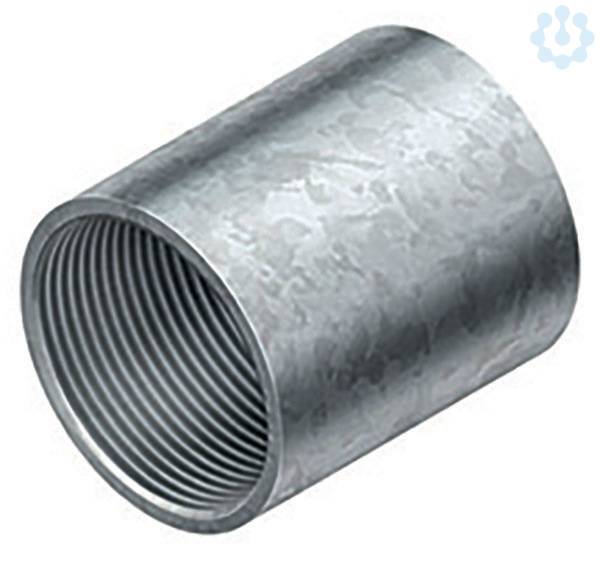 Stahl-Gewindemuffe Ø50mm fvz hfr IEGM50F