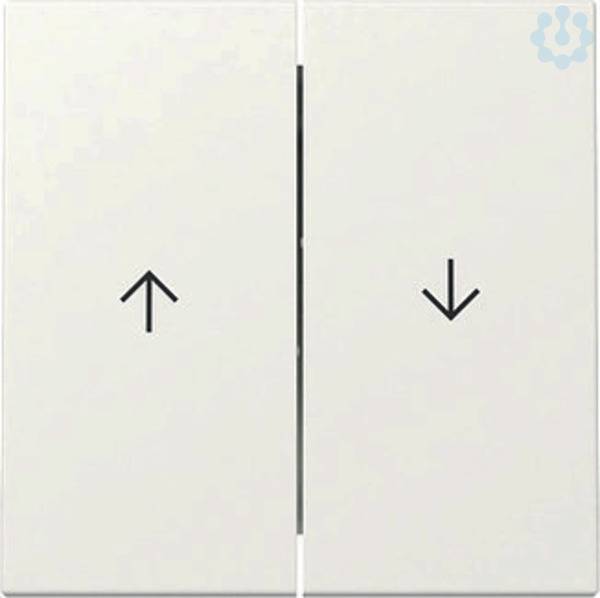 GIRA 329427 Wippe 2f Pfeil System 55 Reinweiß m