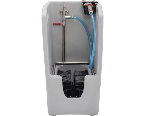 CEMO Stiefelreiniger Premium aus hochwertigem PE mit integrierter Sammelwanne
