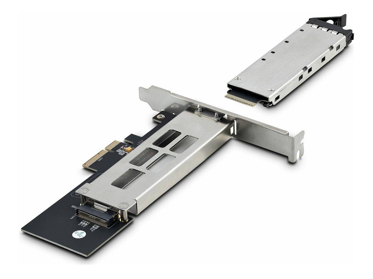 StarTech.com M.2 NVMe SSD to PCIe x4 Mobile Rack/Backplane with Removable Tray for PCI Express Expansion Slot, Tool-less