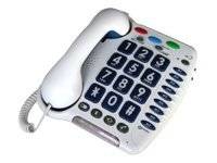 Geemarc CL100 Schnurgebundenes Telefon mit grossen Tasten - 30dB