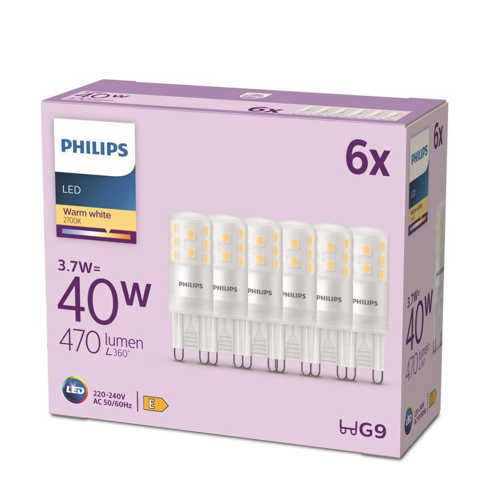 SIGNIFY - Philips - LED-Lampe - Form: Kapsel - matt Finish - G9 - 3.7 W (Entsprechung 40 W)