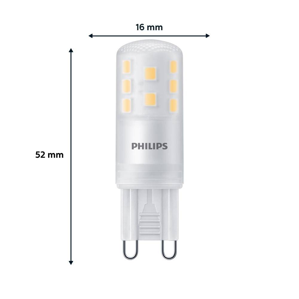 SIGNIFY - Philips - LED-Lampe - Form: Kapsel - matt Finish - G9 - 3.7 W (Entsprechung 40 W)