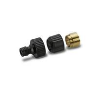 Kärcher Home & Garden 2.645-010.0 Kärcher Messing Hahnanschluss Steckkupplung, 24,2 mm (3/4") IG Set