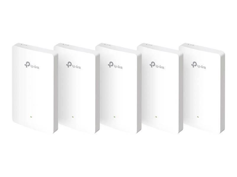 TP-LINK Omada EAP615-Wall V1 - Accesspoint - 4 Anschlüsse - 1GbE - Wi-Fi 6 - Cloud-verwaltet - zur