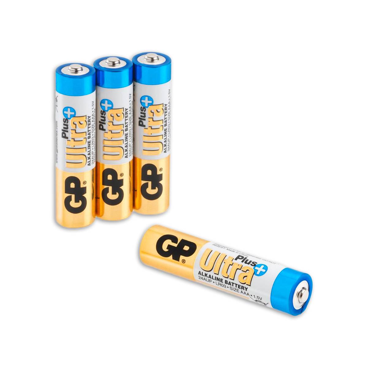 GP BATTERY - GP Ultra Plus - Batterie 4 x AAA - Alkalisch