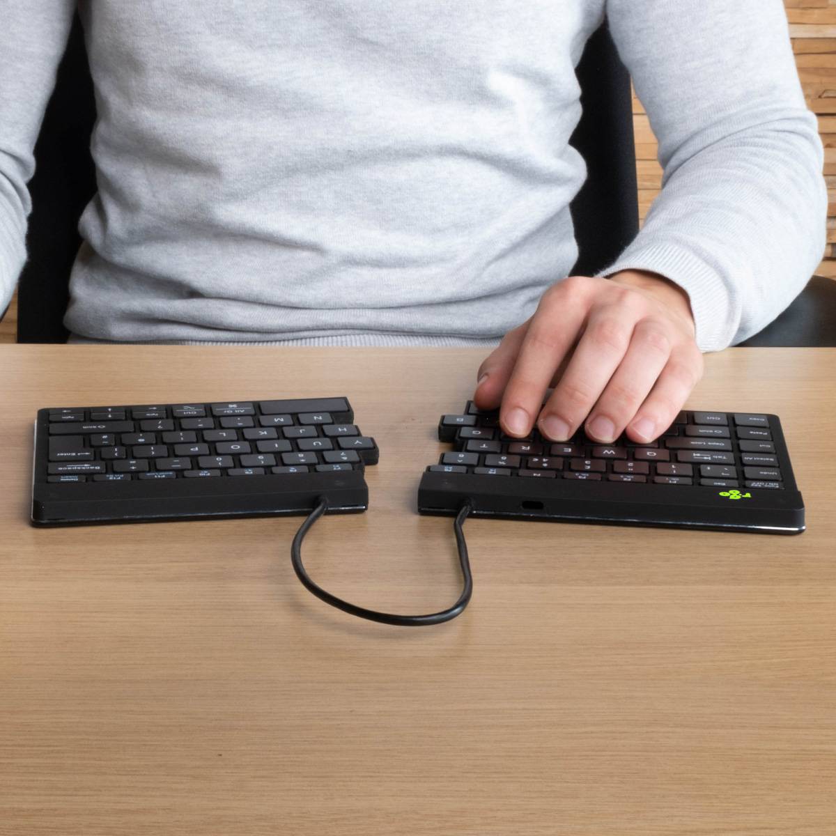 R-Go Tastatur Split Break nordisches-Layout kabellos Schwz Eingabe / Ausgabe Mäuse &amp; Tastaturen