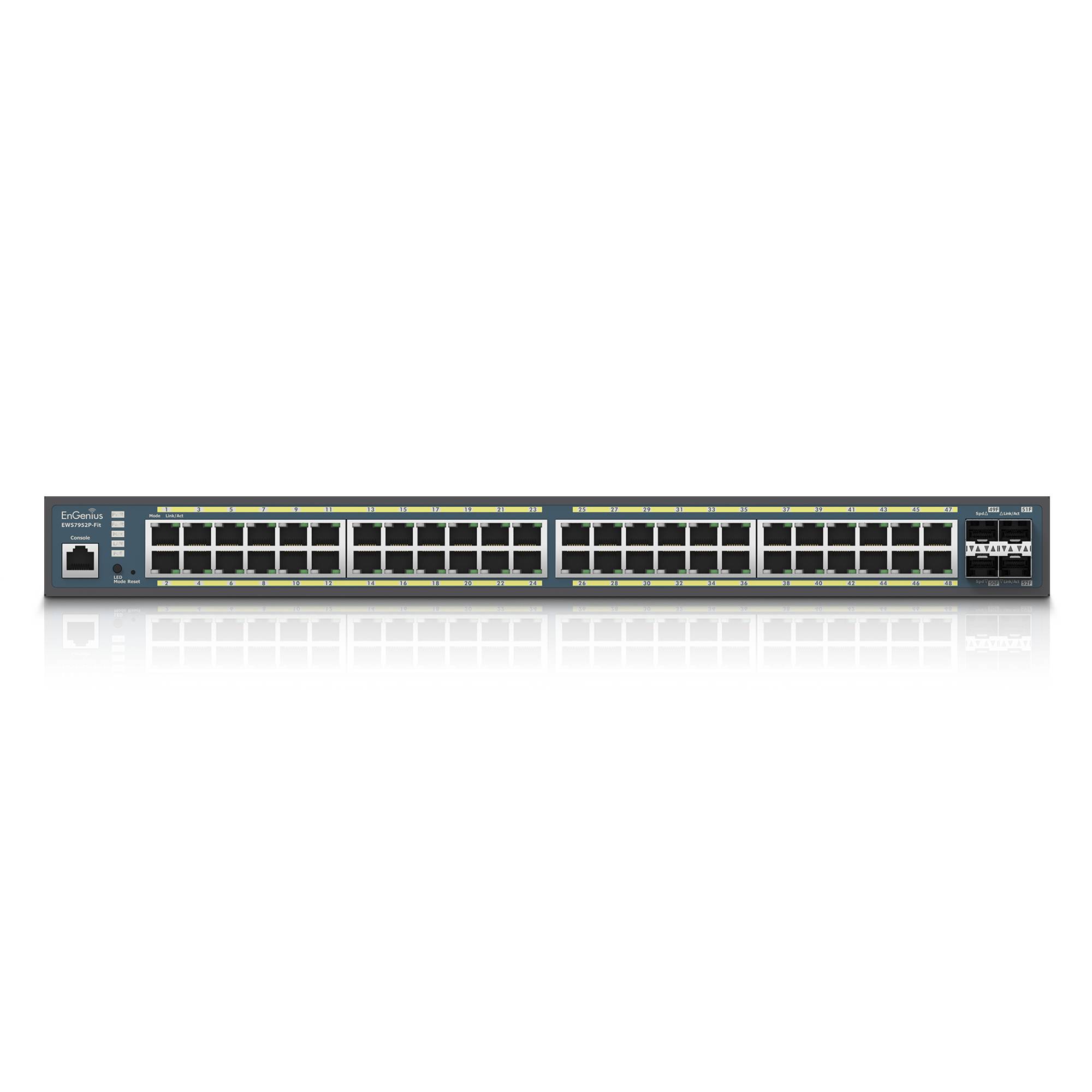 EnGenius EWS7952P-FIT, Managed, L2/L3, Gigabit Ethernet (10/100/1000), Power over Ethernet (PoE)