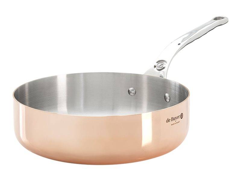 De Buyer Prima Matera Sauteuse Kupfer/Edels.24cm gerade ind.