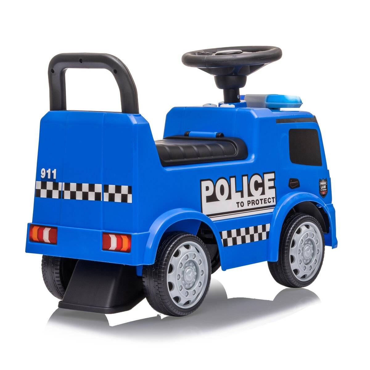 JAMARA Rutscher Mercedes Antos Polizei blau 1+