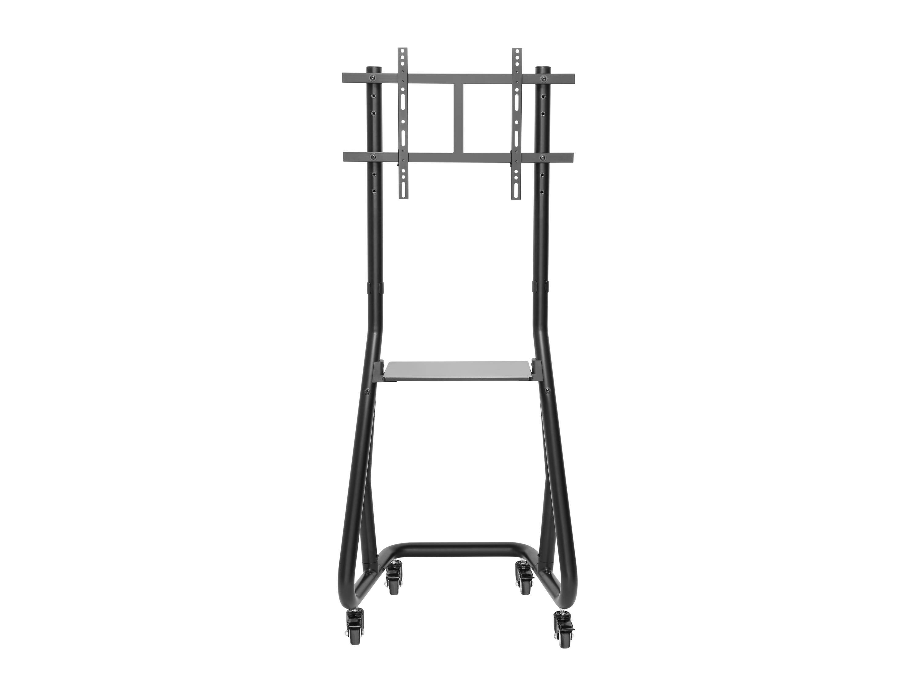 equip - Wagen - für Flachbildschirm / Videokonferenzsystem - extra stark - verriegelbar - Kunststoff, stainless steel, A