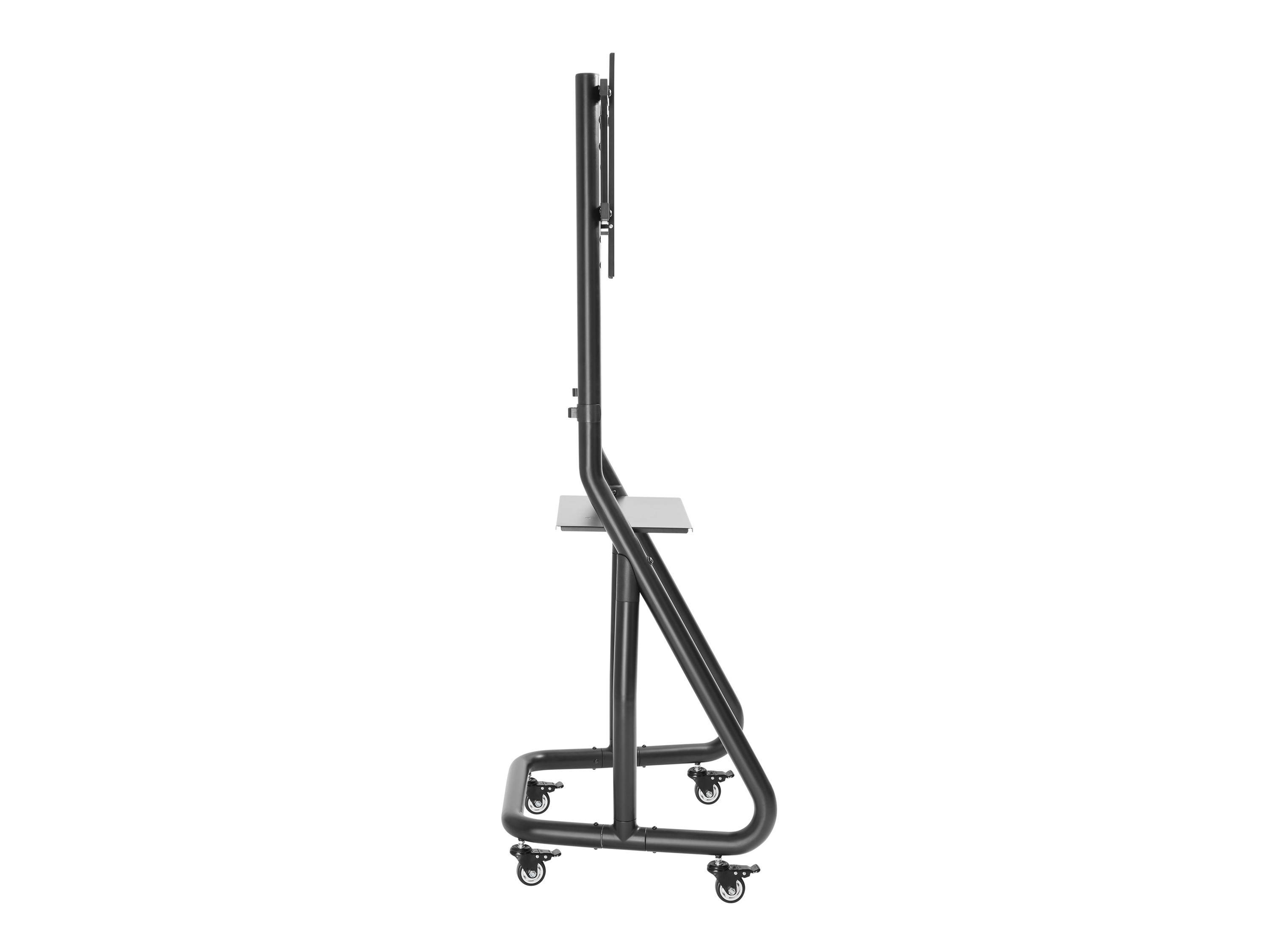 equip - Wagen - für Flachbildschirm / Videokonferenzsystem - extra stark - verriegelbar - Kunststoff, stainless steel, A
