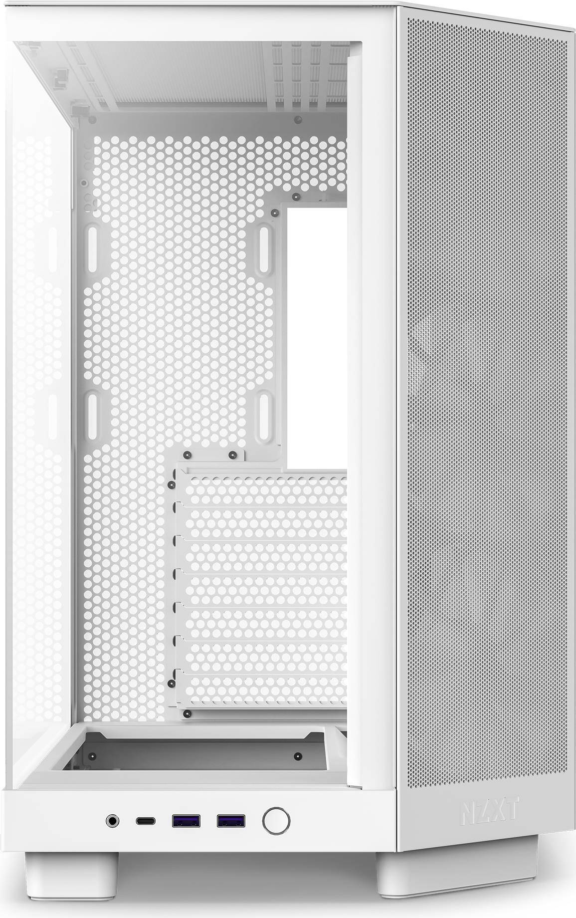 NZXT H series H6 Flow - Mid tower - ATX - Seitenteil mit Fenster (gehärtetes Glas)