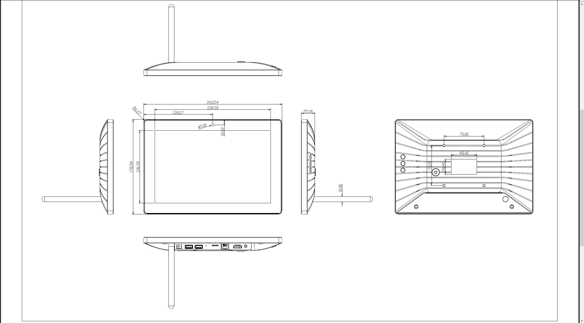ALLNET Touch Display Tablet 10 Zoll PoE mit 4GB/16GB RK3568 Android 13 - Entdeck