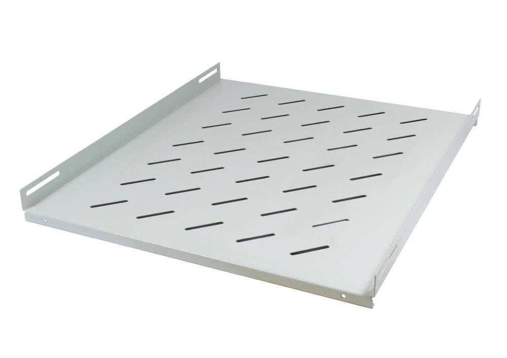 ALLNET 19"Schrank zbh. Fachboden fest T750/B472/H46mm Lichtgrau für