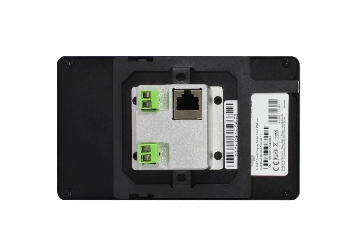 ALLNET Touch Display Tablet 5 Zoll PoE mit 2GB/16GB RK3566 Android 11 - Tablet - 2,4 GHz