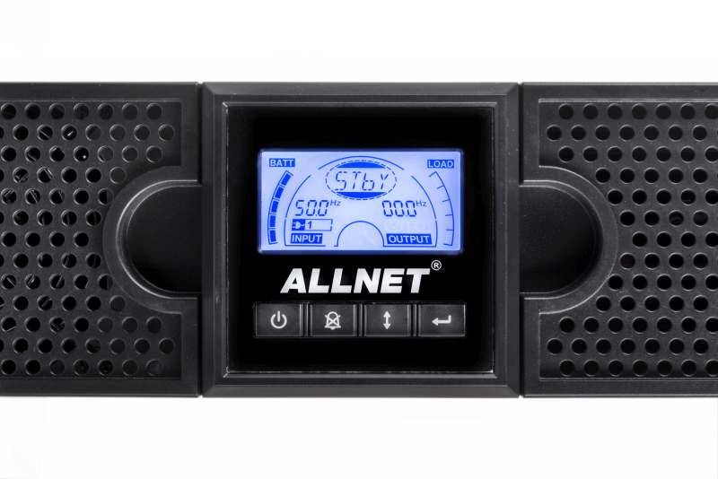 ALLNET USV 1500VA Line-Interactive, USB/RS232, LCD-Display, 19/Tower,