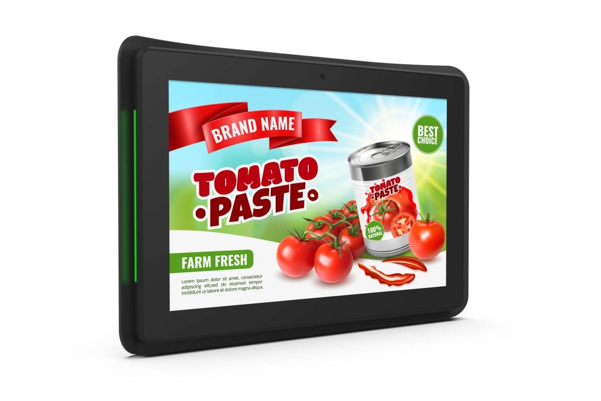 ALLNET Design LED Tablet 10 Zoll RK3568 Android 11 und NFC Meetingraum