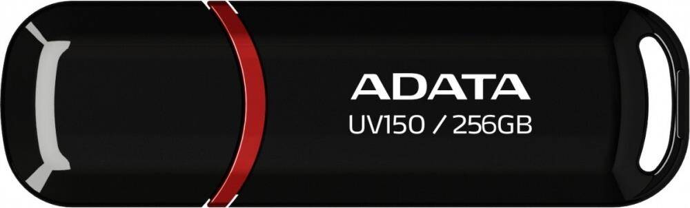 ADATA Flash Disk 256 GB UV150 USB 3.1 Dash Drive R 90/W 20 MB/s cerna - 256 GB -