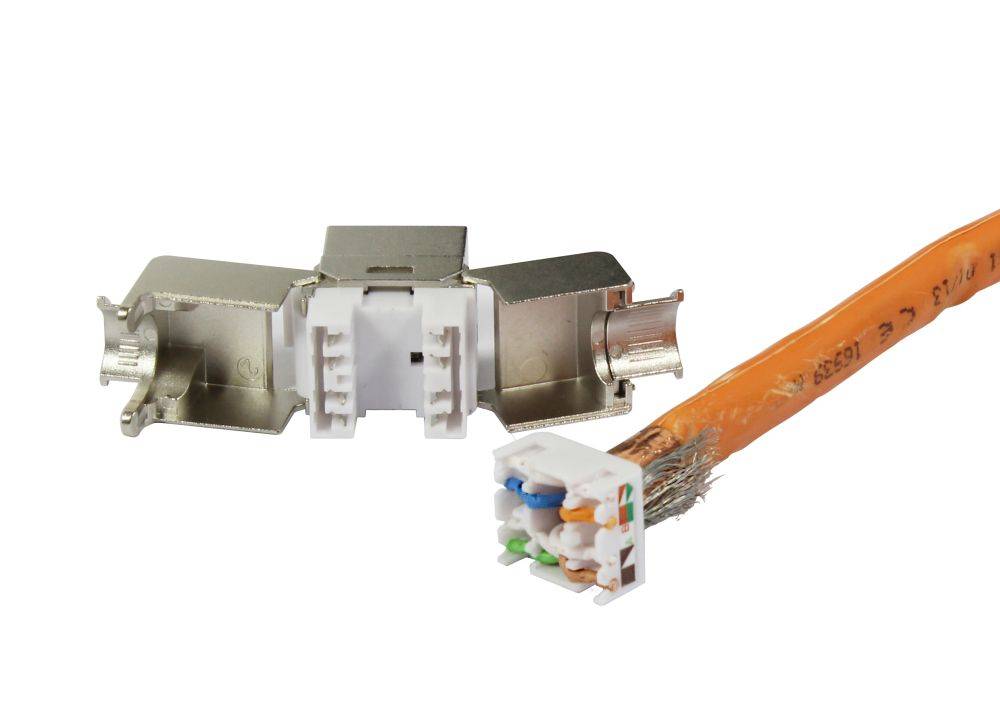 Synergy 21 S216379, Flach, Edelstahl, RJ-45, Weiblich, 23/26, Cat6a