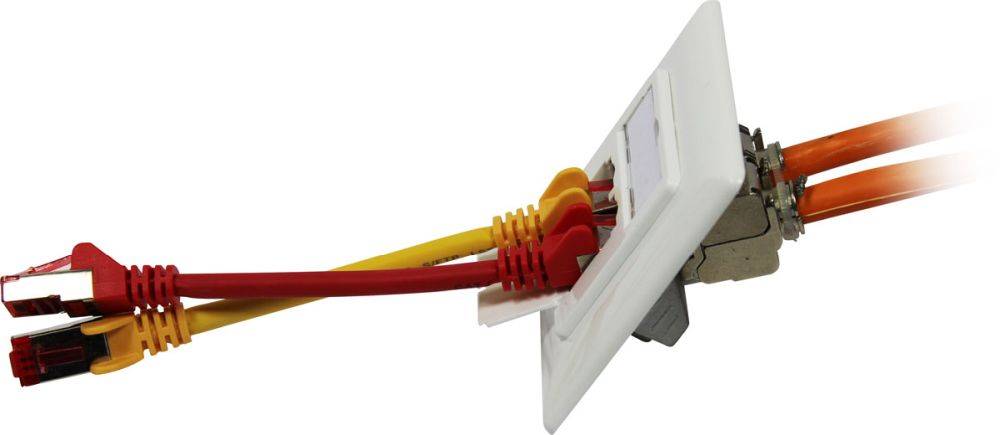Synergy 21 S216359 - RJ-45 - Grau - 1 Stück(e) - Keystone - Modulträger - UP Dos