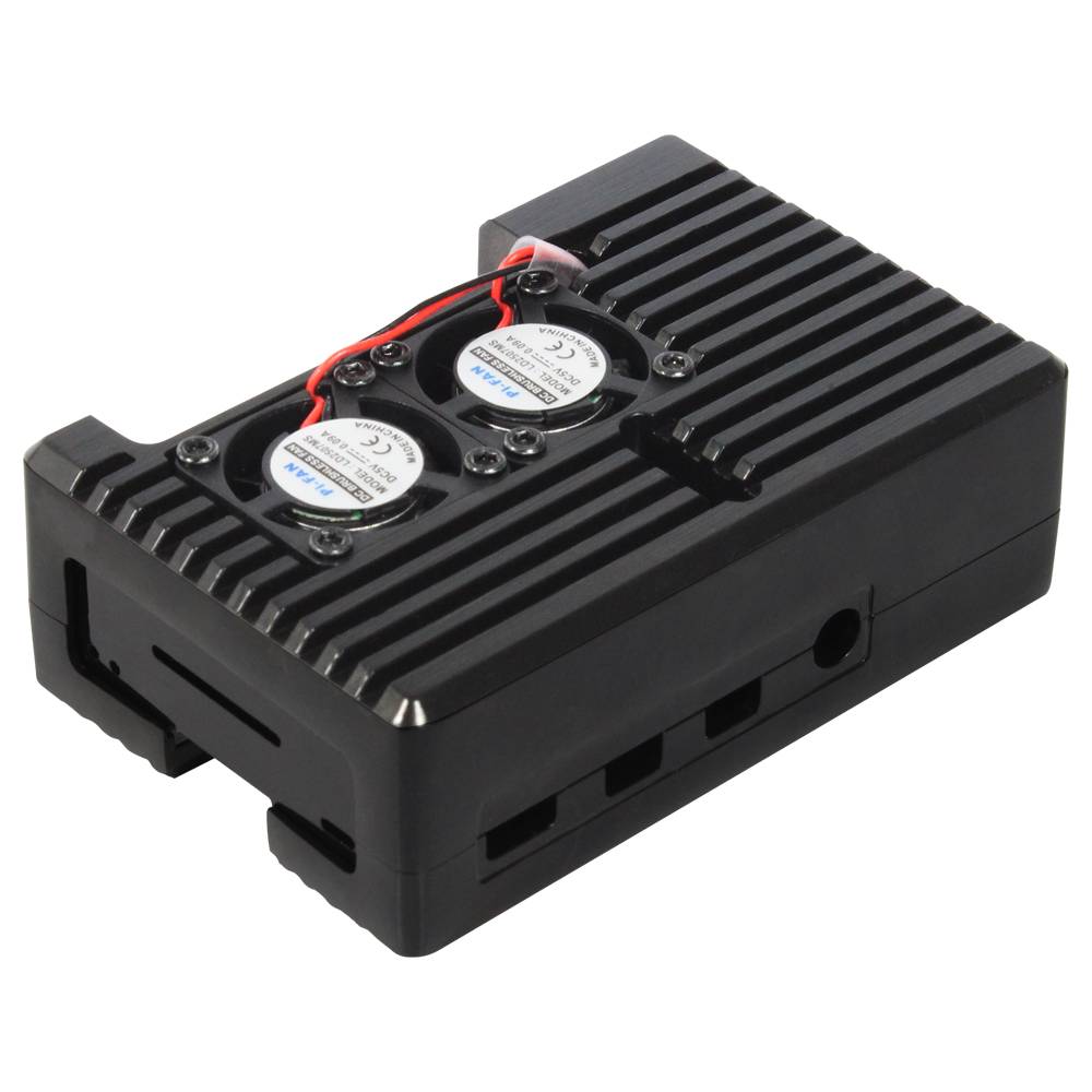 Raspberry Pi 4 Zubehör - Gehäuse Kit Aluminium mit aktiv/passiver Kühlung