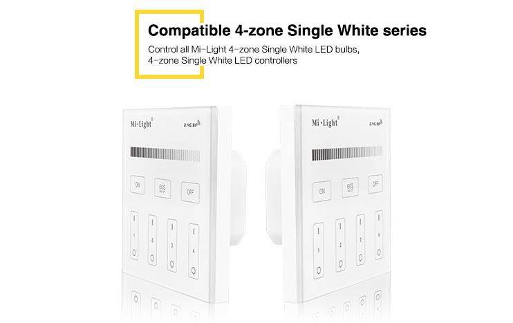 Synergy 21 Fernbedienung Smart Panel single color 4-Zonen*Milight/Miboxer* - Far