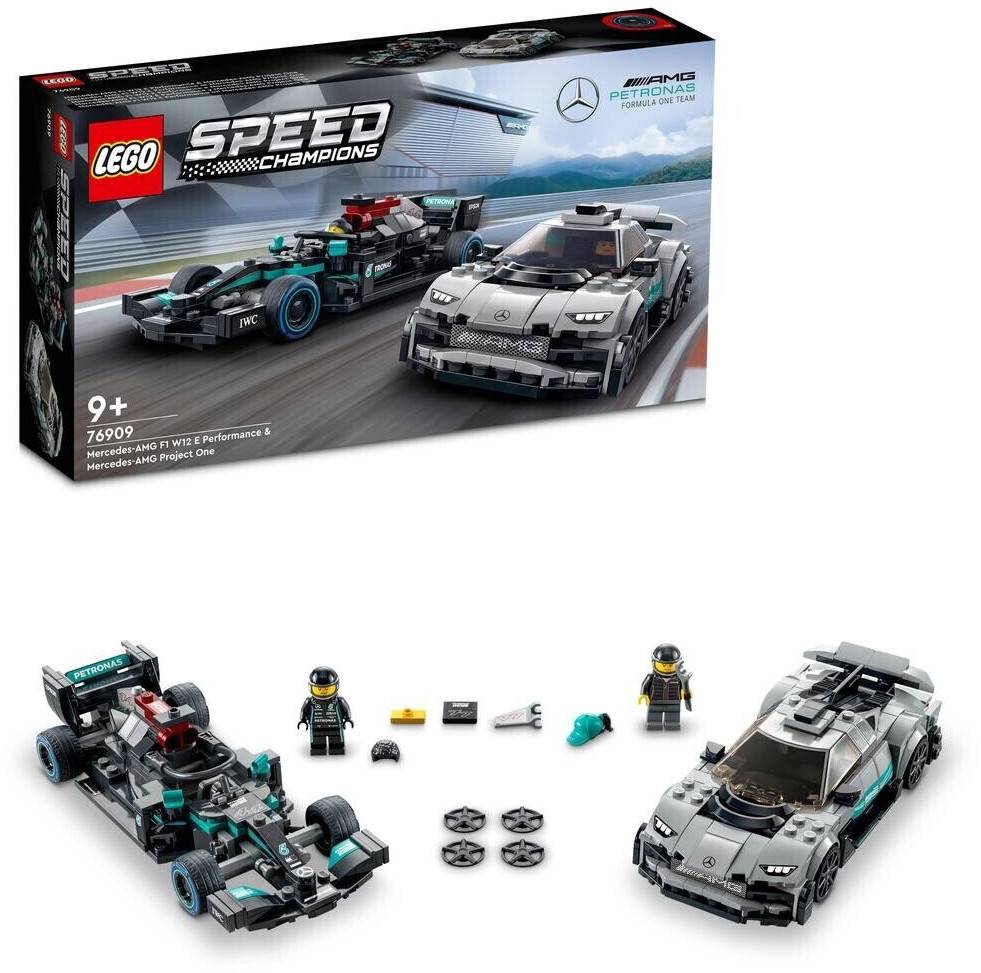 LEGO Speed Champions - Mercedes-AMG F1 W12 E Performance & Mercedes AMG (76909)