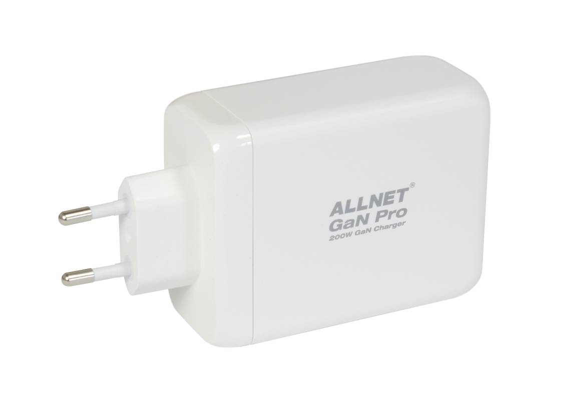ALLNET - Ersatznetzteil QC USB-C PD GaN Netzteil Power Supply 200 Watt 1x USB - PC-/Server Netzteil - USB Typ C