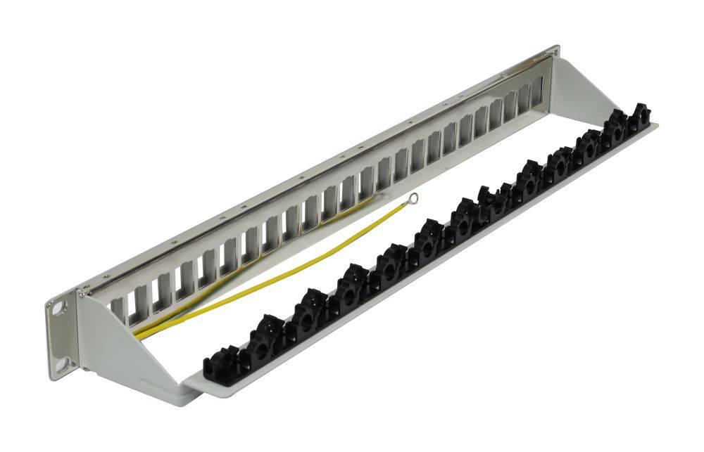 Synergy 21 Keystone Modulträger 19"Patchpanel für 24xTP-Modul 1HE t 94mm