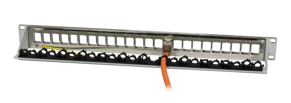SYNERGY 21 - Keystone Modulträger 19""""Patchpanel für 24xTP-Modul 1HE t 94mm