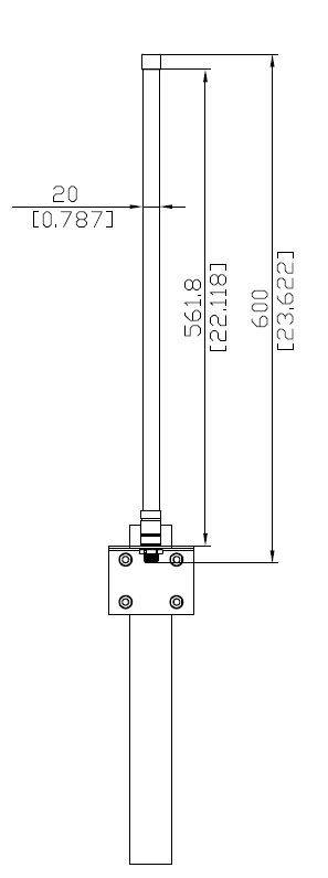 ALLNET Antenne N-Female Omnidirectional/Rundstrahl - Omnidirektional5 dB